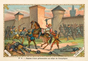 Joan of Arc Taken Prisoner at the Siege of Compiegne, 1430